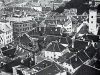 Dolac 1900. godine, pogled s katedrale